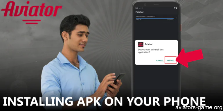 Instruction on installing Aviator APK on your phone